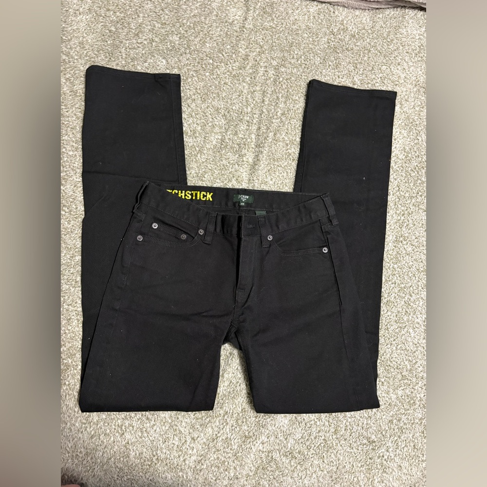 J. Crew Jet Black Skinny Jeans